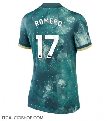 Tottenham Hotspur Cristian Romero #17 Terza Maglia Femmina 2024-25 Manica Corta